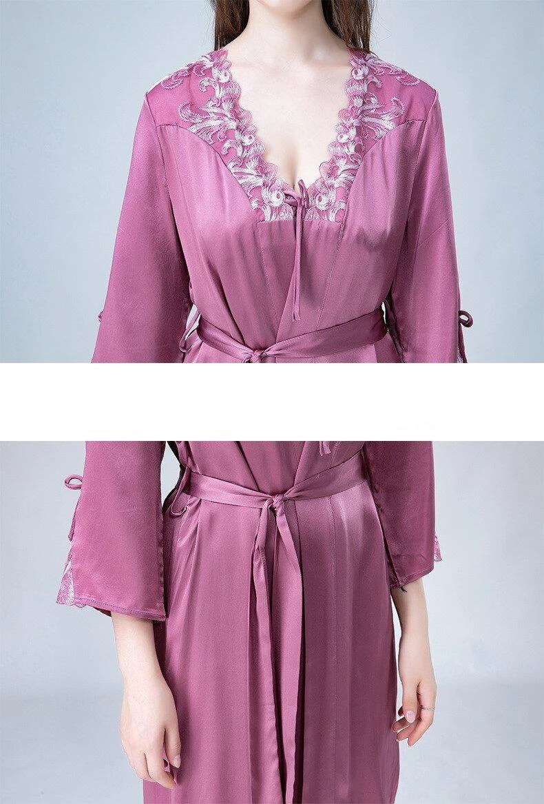 Ensemble Soie Violet – Image 4