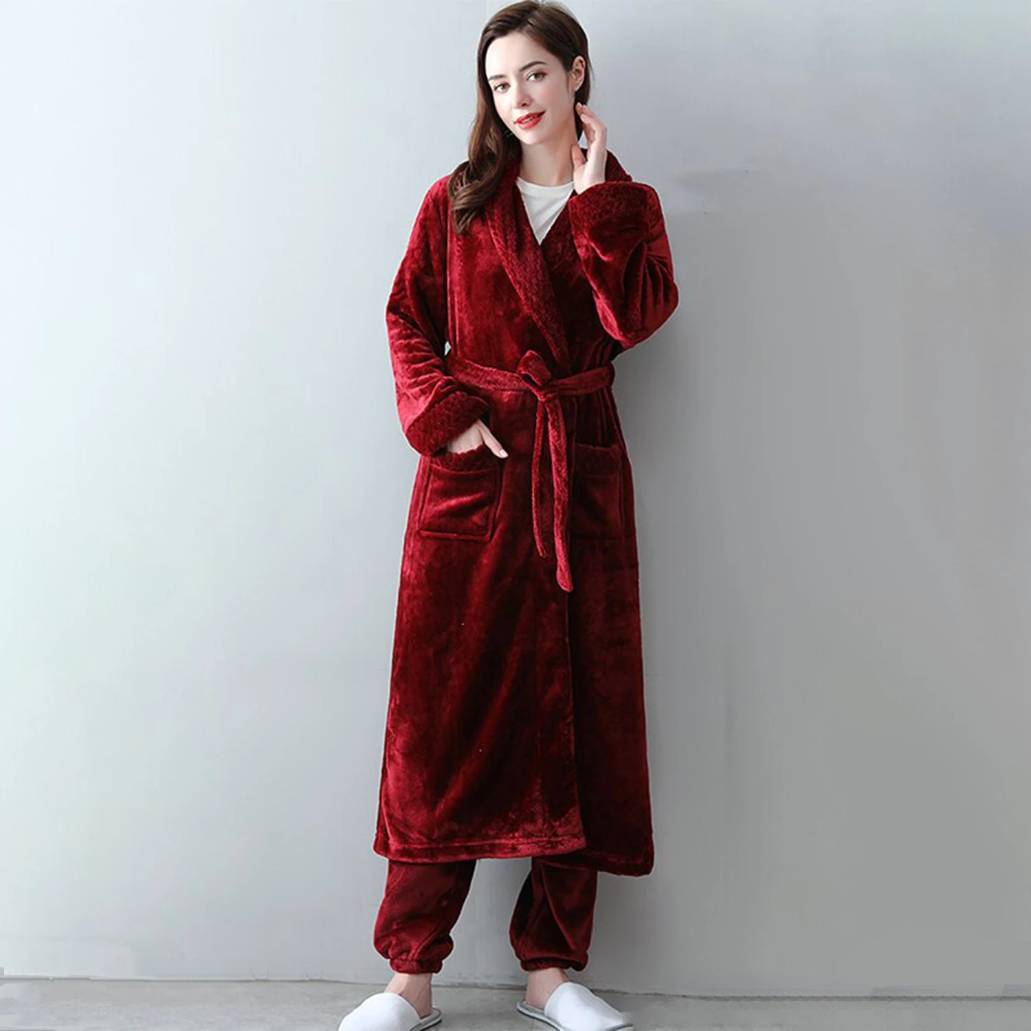 Peignoir De Bain Femme Rouge