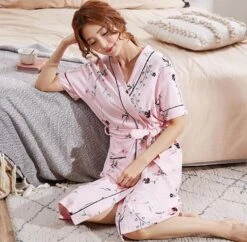 Peignoir 100% Coton Femme