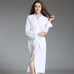 Peignoir Femme Coton Éponge