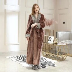 Peignoir Femme Marron