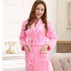 Peignoir Femme Rose Bonbon