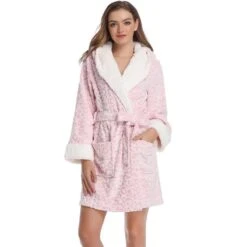 Peignoir Pilou Pilou Court Rose