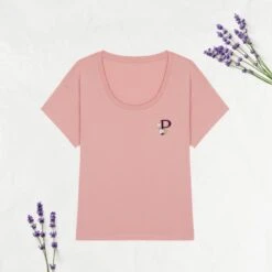 Haut Rose Femme Coton Bio