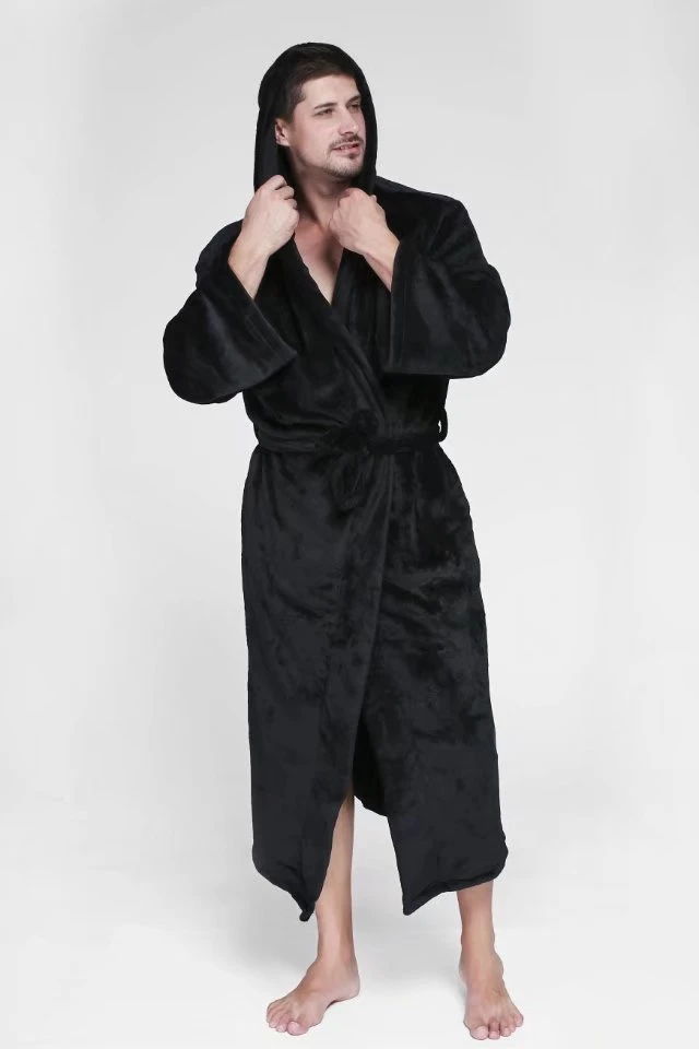 Peignoir Long Homme Capuche – Image 3