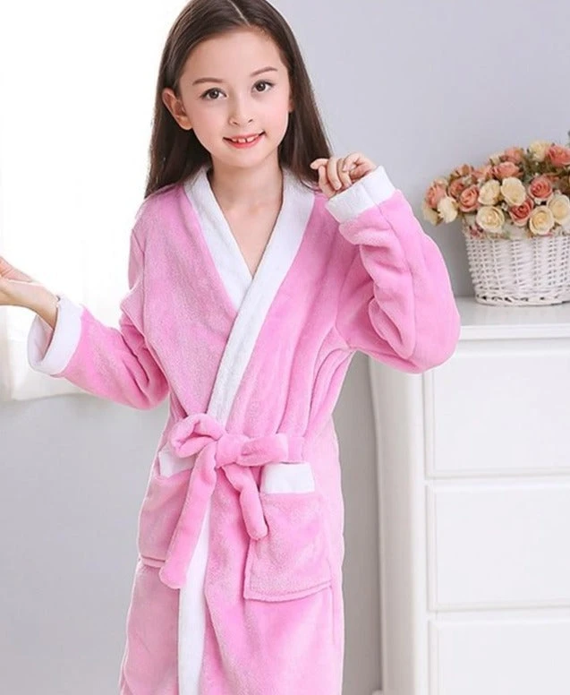 Peignoir Fille Rose – Image 2