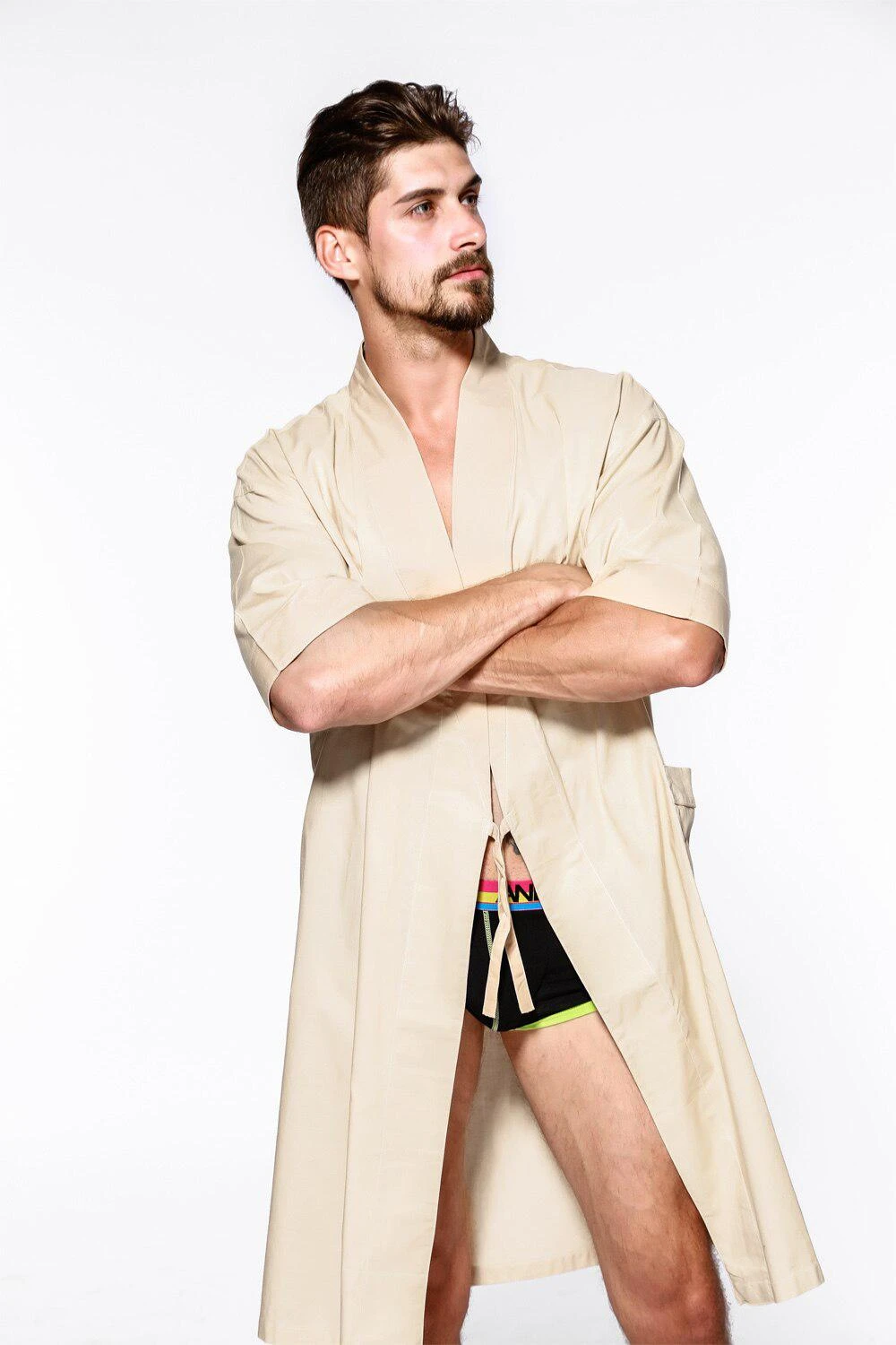 Peignoir Homme Coton Léger – Image 2