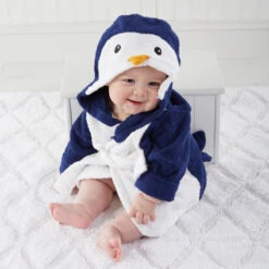 Peignoir Bébé Pingouin