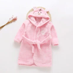 Peignoir Bébé Rose