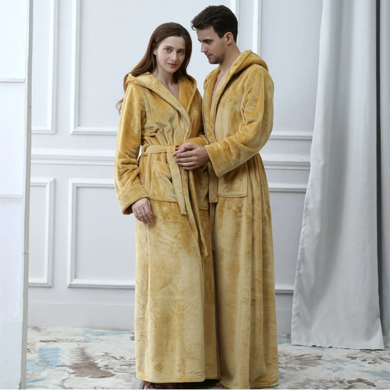 Peignoir Homme Capuche Polaire – Image 2