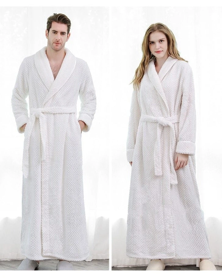 Peignoir Homme Blanc – Image 2