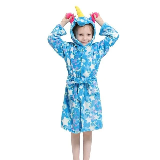 Peignoir Enfant Licorne 6 Ans