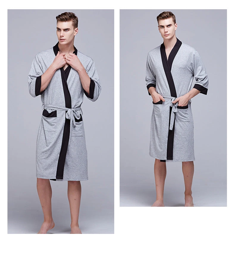 Peignoir Homme Microfibre – Image 2