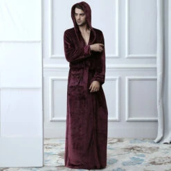 Peignoir Épais Homme Polaire