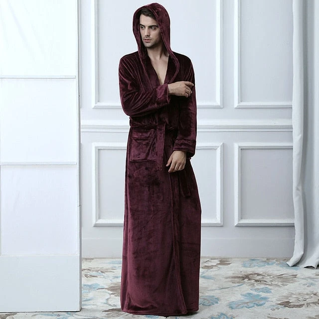 Peignoir Épais Homme Polaire