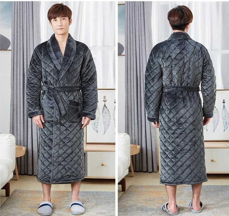 Peignoir De Bain Homme Épais – Image 4