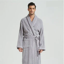 Peignoir De Bain Homme Sans Capuche