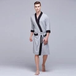 Peignoir Homme Microfibre