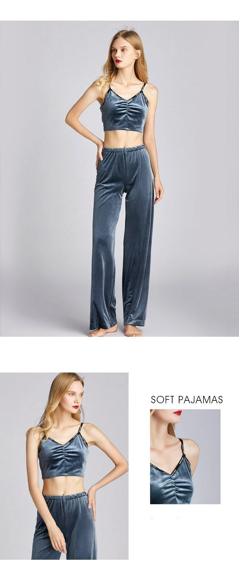 Pyjama Femme Velours Ras – Image 4