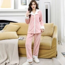 Pyjama Polaire Rose