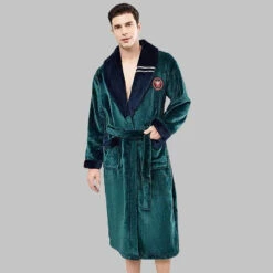 Peignoir Court Homme Polaire