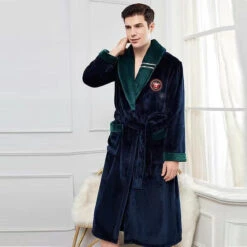 Peignoir Polaire Taillé Court Homme