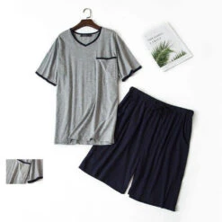 Ensemble Pyjashort Gris