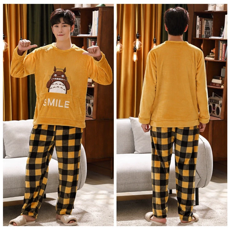 Pyjama Homme Polaire Carreaux – Image 2