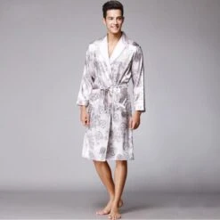 Robe De Chambre Homme Satin